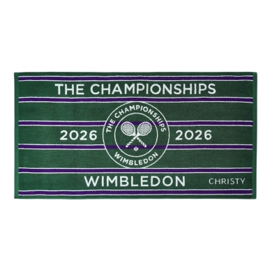 Christy Duschtuch Wimbledon The Championship Towel 2026 grün 133x70cm